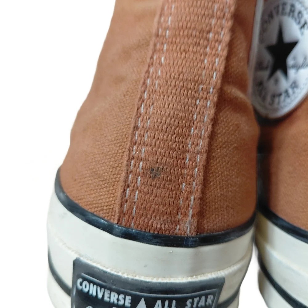 Converse All Star Brown High-Tops Men's Size 6 Chuck Taylor Sneakers - Picture 9 of 14
